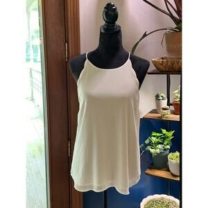 White Naked Zebra Tank Medium